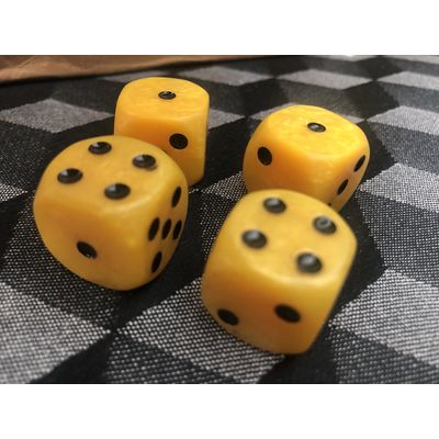 Ds  jouer nacrs jaune (18 mm)