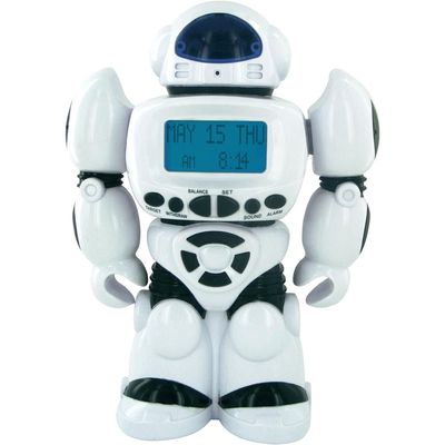 Moneybox Alarm clock speaking robot